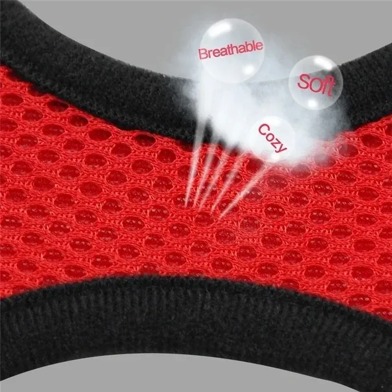 Thumbnail: Adjustable Polyester Pet Harness Vest with Leash
