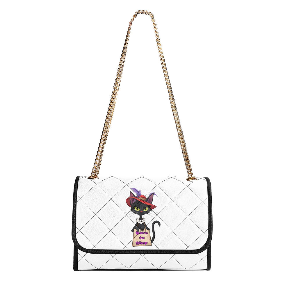Thumbnail: Mao Shopper Kitty Convertible Shoulder Sling Bag