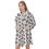 Thumbnail: Catty Christmas Women's Short Bathrobe