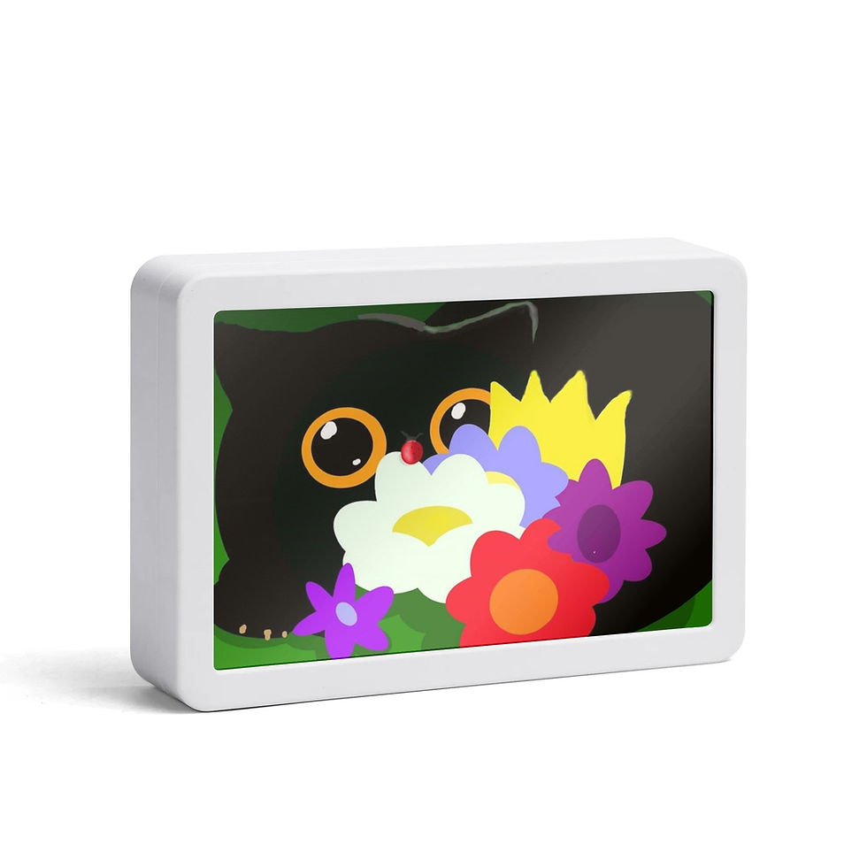 Thumbnail: Flower Cat USB LED Magic Mirror Night Light