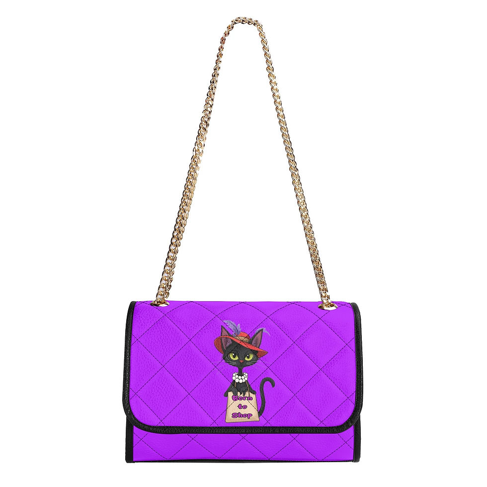 Thumbnail: Mao Shopper Kitty Convertible Shoulder Sling Bag