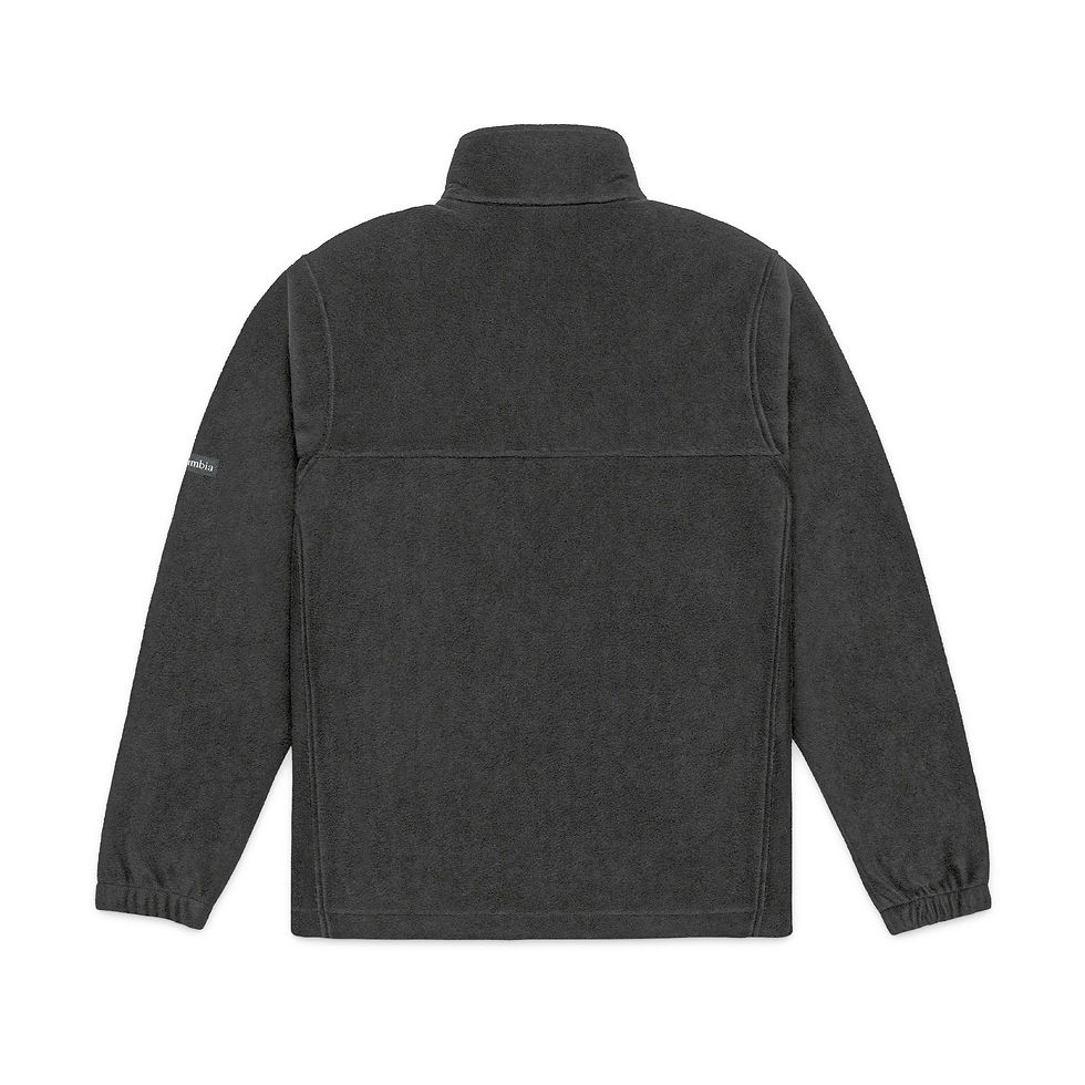 Thumbnail: Embroidered Tuxedo Tux Cat-Themed Columbia Zip-Up Fleece Jacket (USA Only)