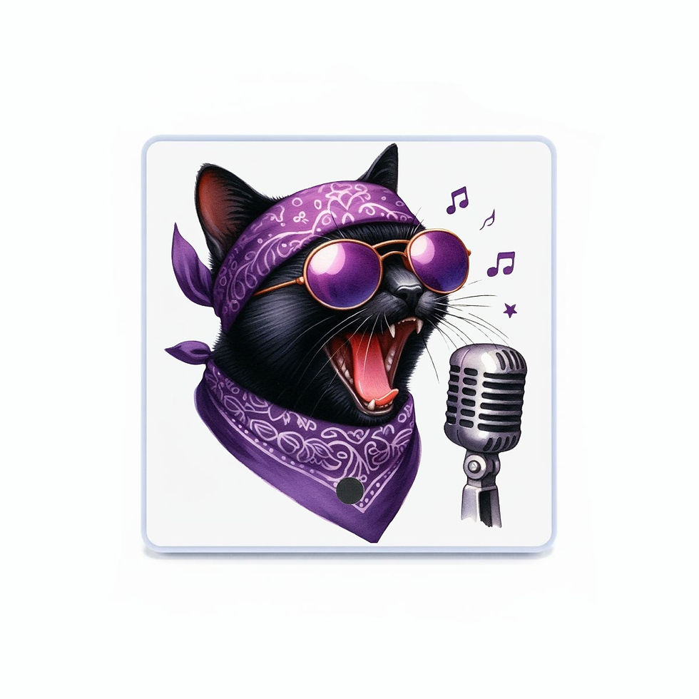 Thumbnail: Rockin' Rocky Magnetic Music Fridge Sticker — product image (8 of 12)
