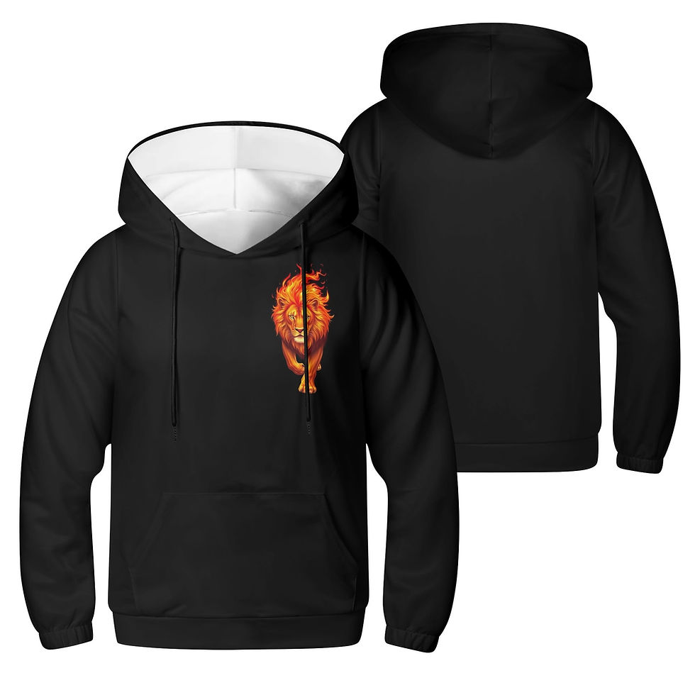 Thumbnail: Youth Fiery Lion of Judah Hoodie