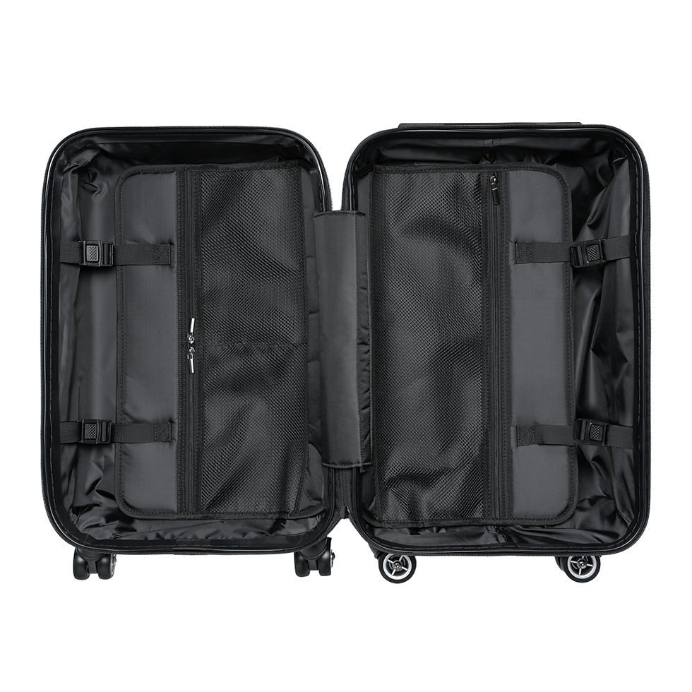 Thumbnail: Tuxedo Tux Cat Carry-On Hardshell Suitcase