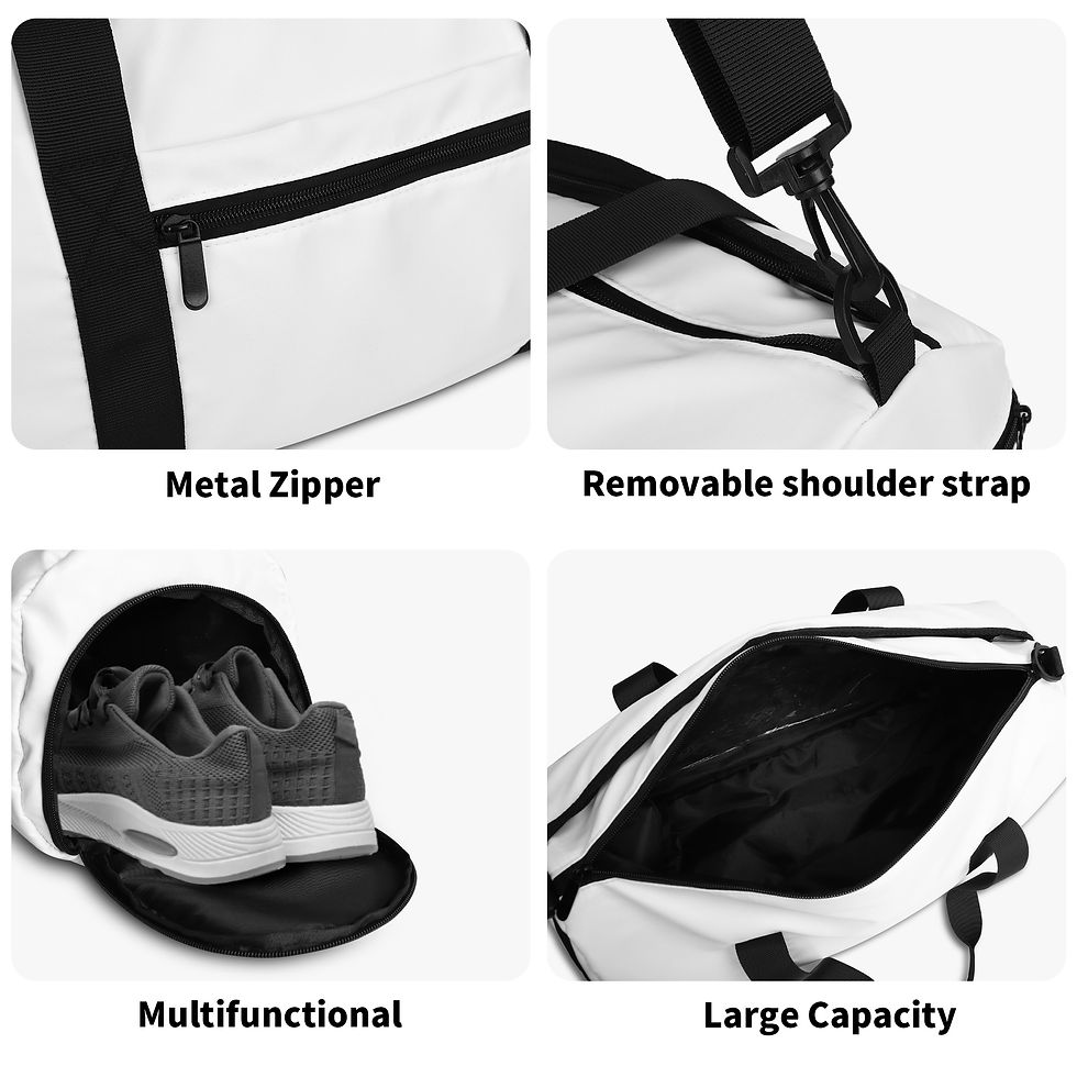 Thumbnail: Cats with Yarn Duffel Gym Bag