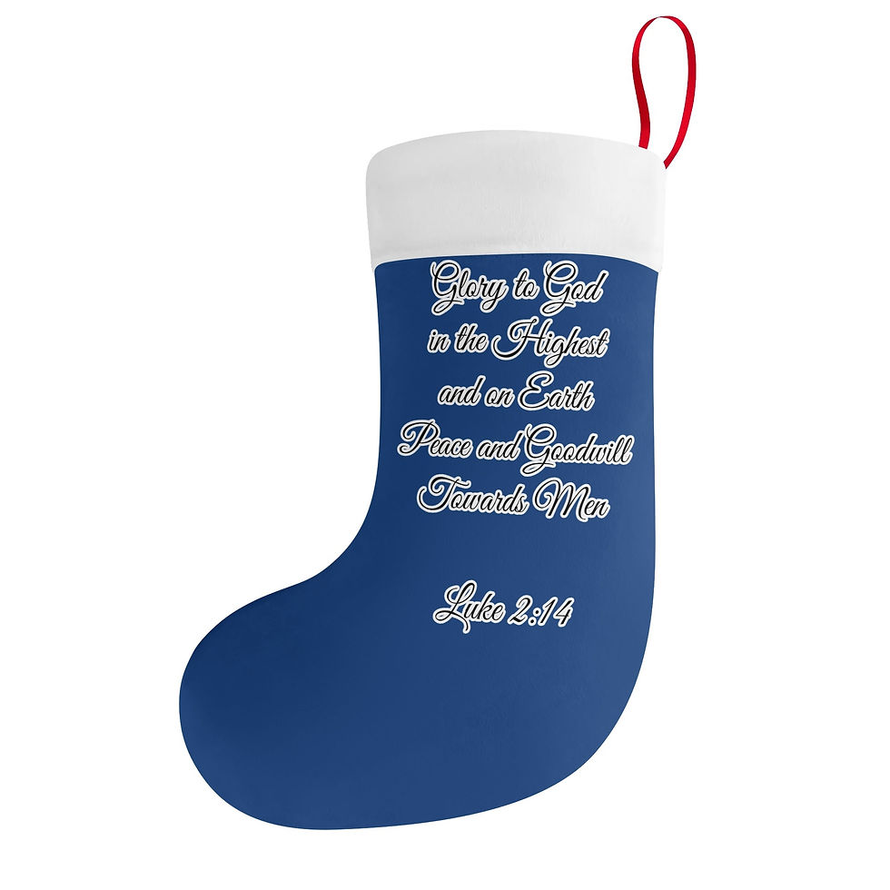 Thumbnail: Personalized Lion of Judah Polyester Christmas Stocking