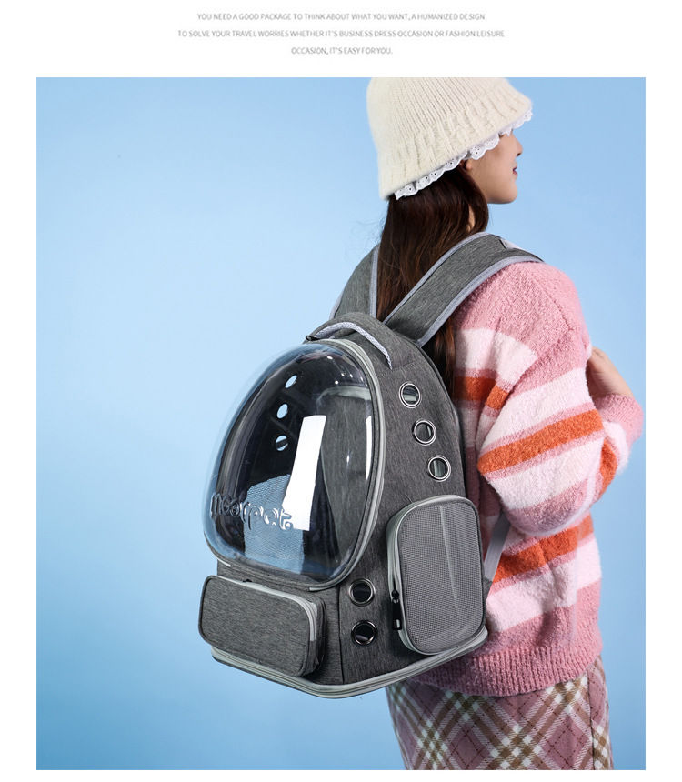 Thumbnail: Expandable Large Capacity Pet Breathable Backpack