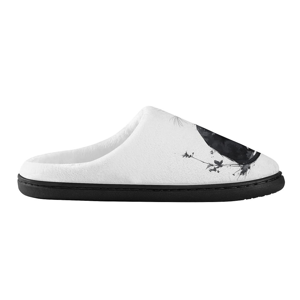 Thumbnail: Feline Charm Cat-Themed Slipper Sleeper Shoes