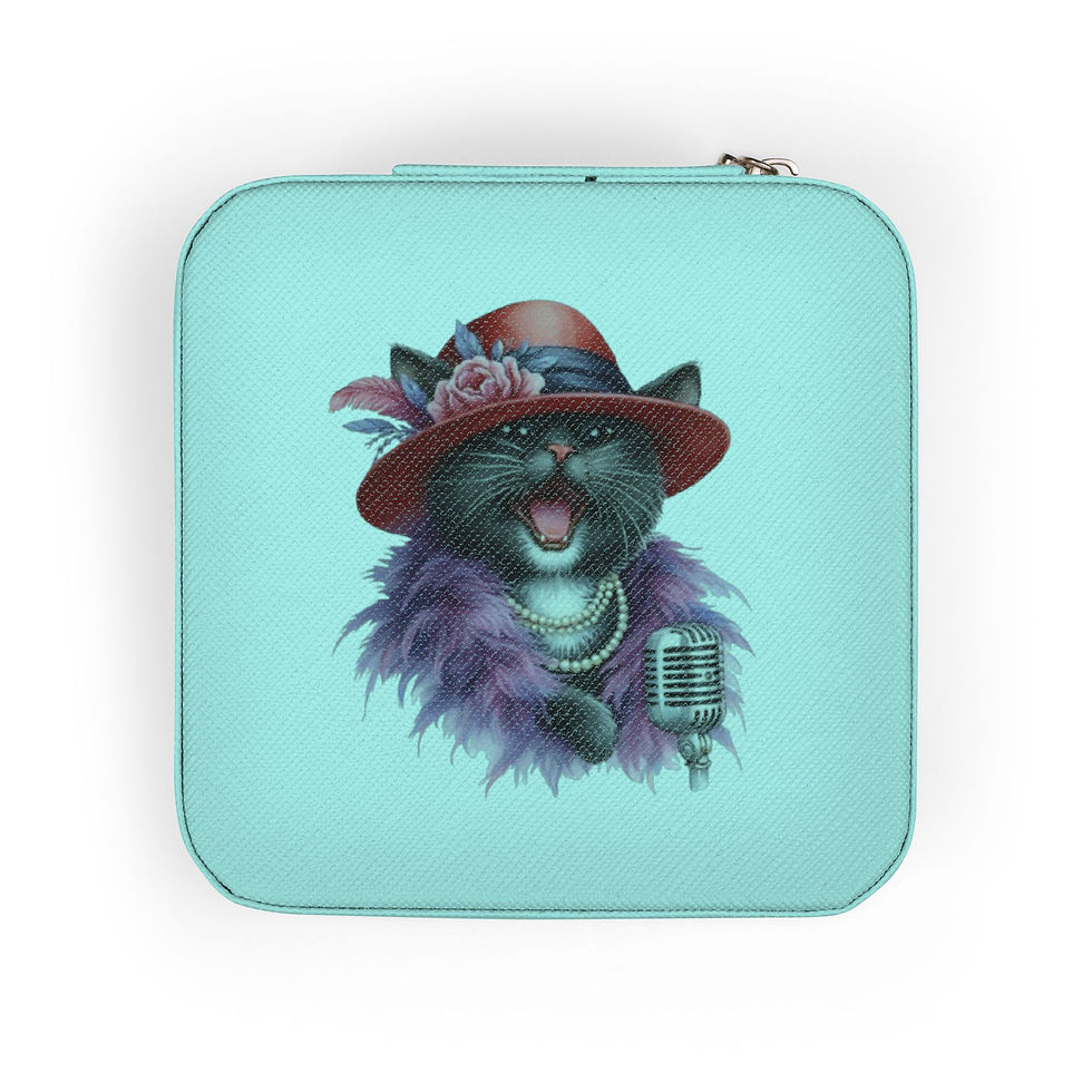 Thumbnail: Miss Cattytude Compact Jewelry Case