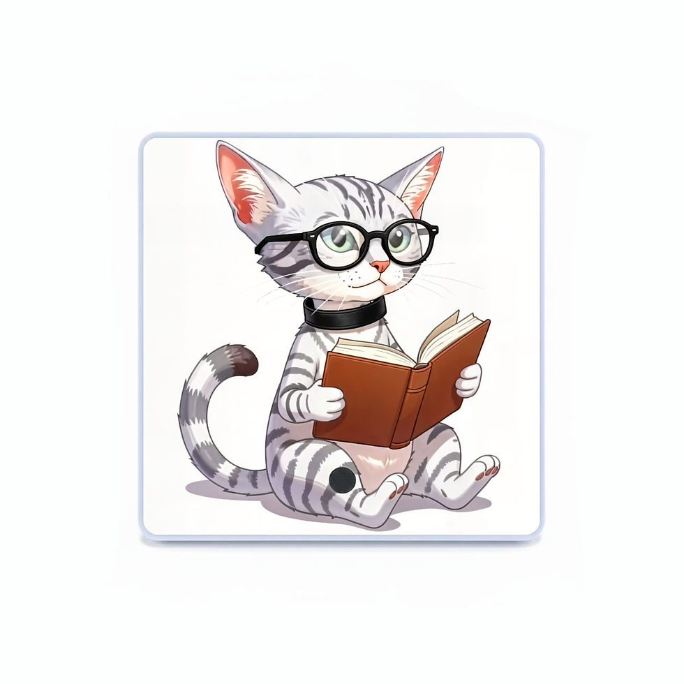 Thumbnail: Tabby Tom Magnetic Music Fridge Sticker