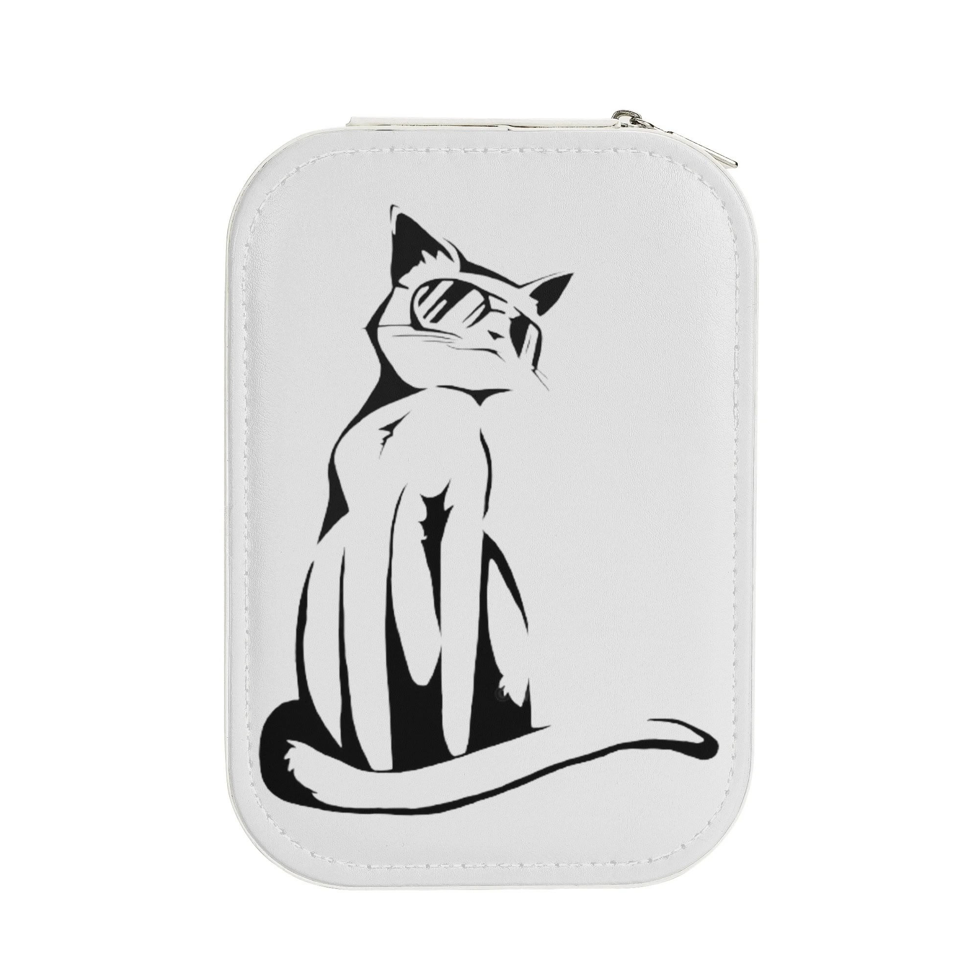 Kitty Cool Personal Care Case with LED Light Mirror