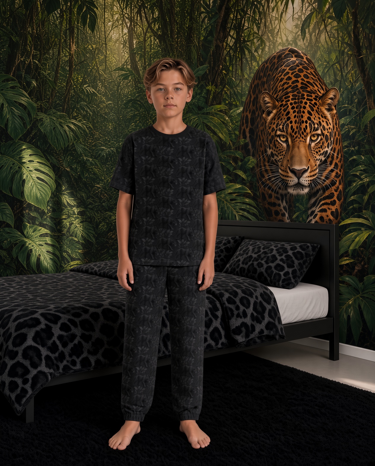 Children's Jaguar Style Pajama Set