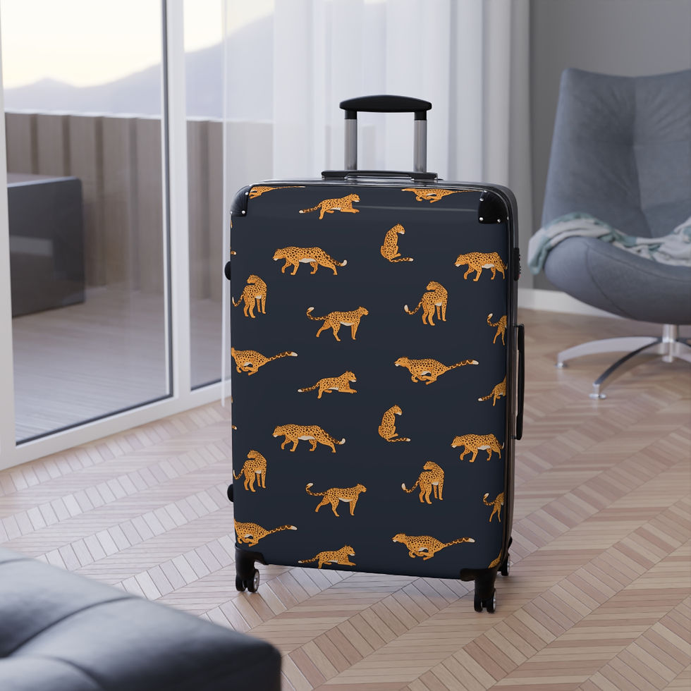 Thumbnail: Cheetah on the Run Carry-On Hardshell Suitcase