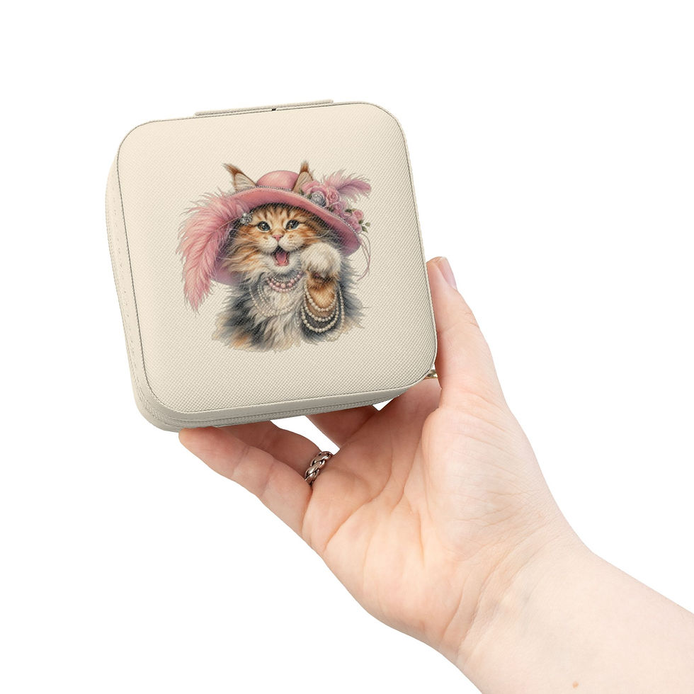 Thumbnail: Gabby Cattytude Compact Jewelry Case