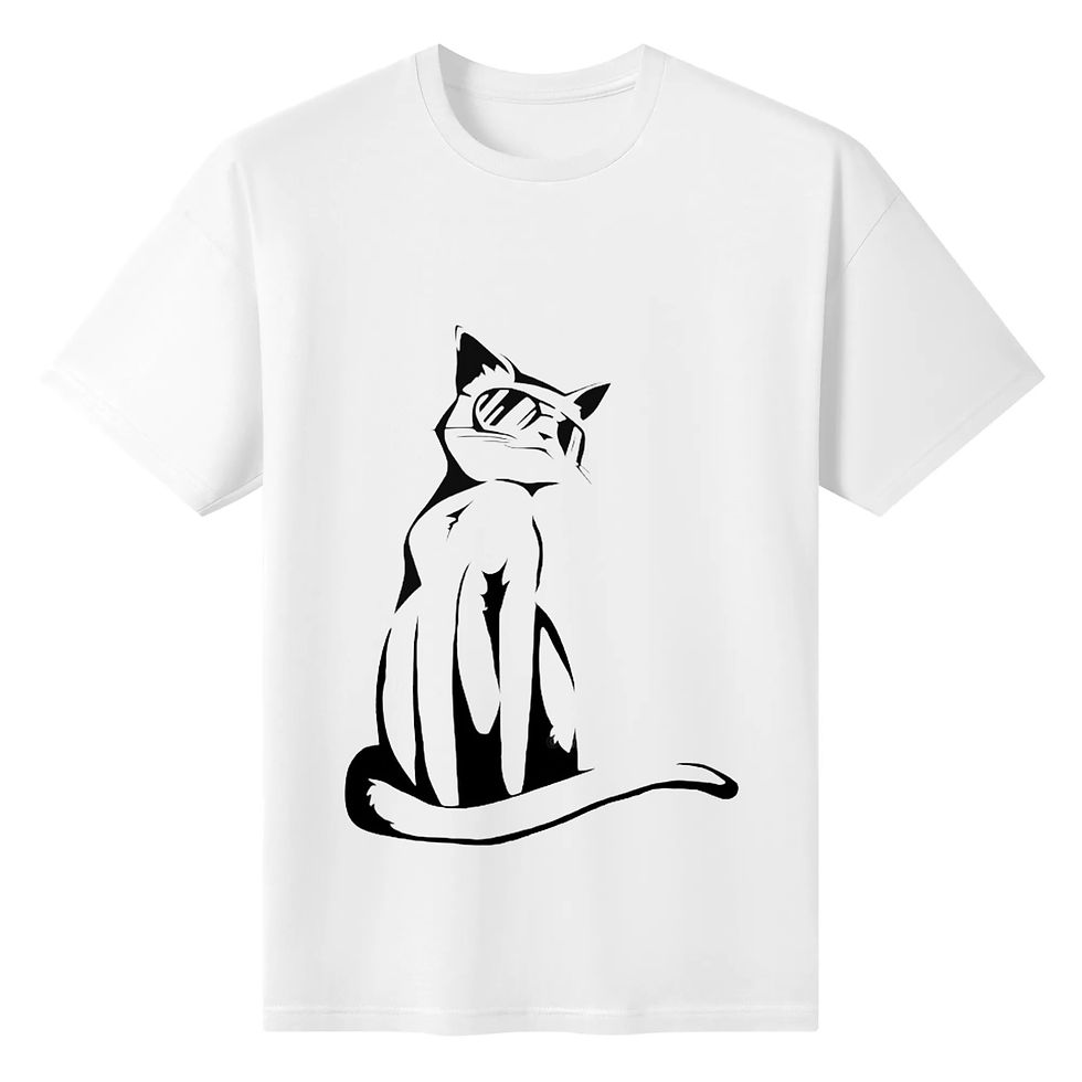 Thumbnail: Women's Kitty Cool Cotton T-Shirt