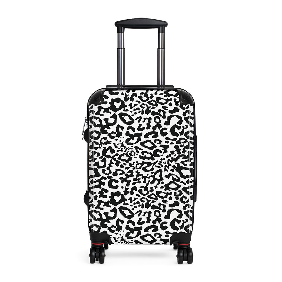 Thumbnail: Snow Leopard Carry-On Hardshell Suitcase