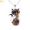 Thumbnail: CSJA Reiki Cat Natural Quartz Stone Necklace