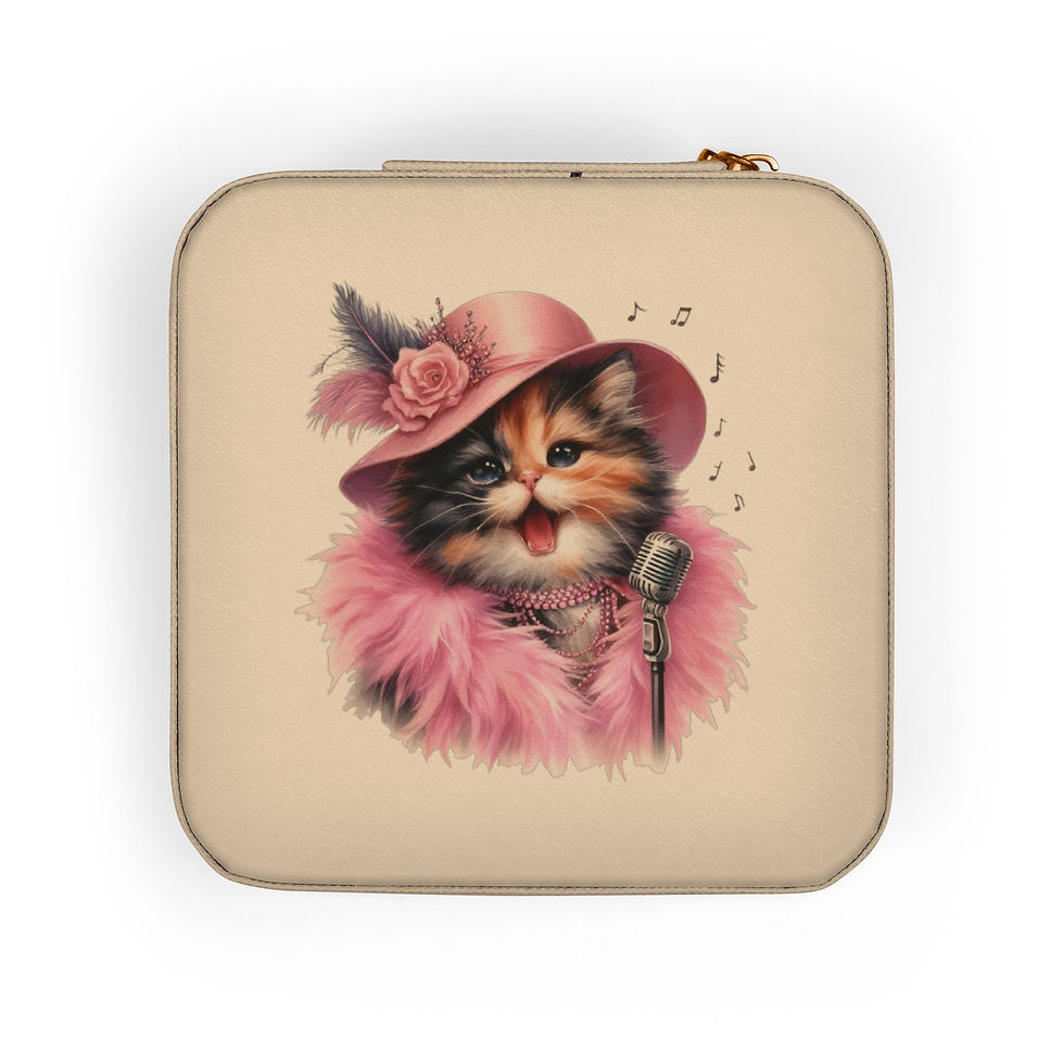 Thumbnail: Baby Cali Cattytude Compact Jewelry Case
