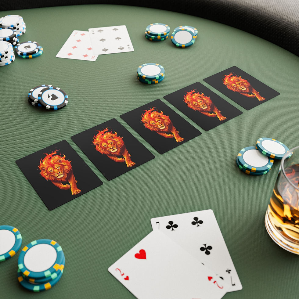 Thumbnail: Fiery Lion of Judah Deck of Playing Cards