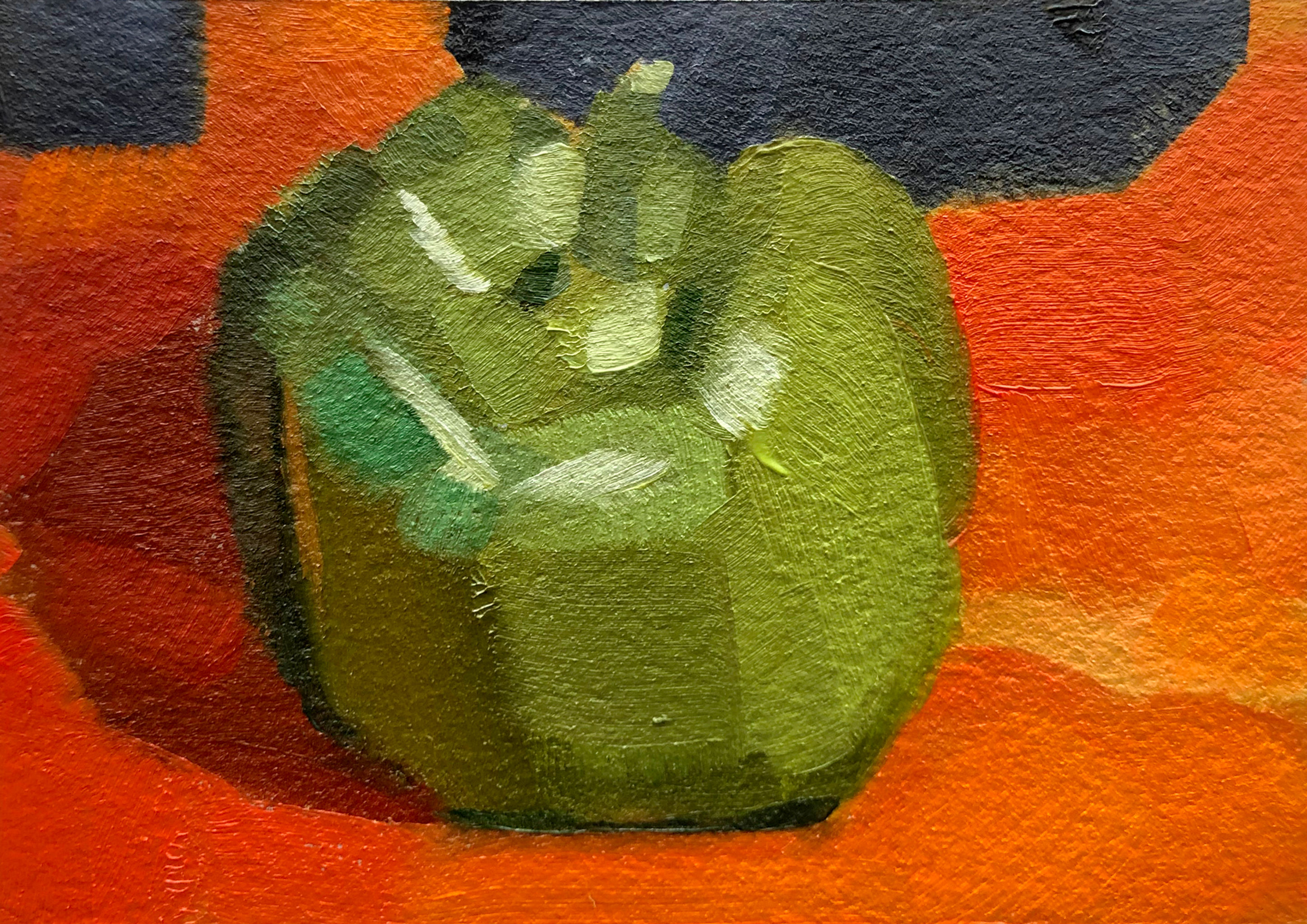 Green Pepper Poster Study