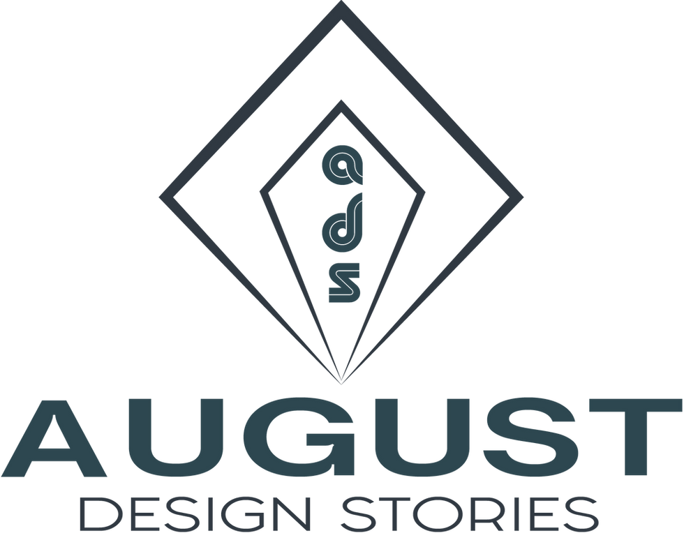August Design Stories logo used for Instagram and social media branding.