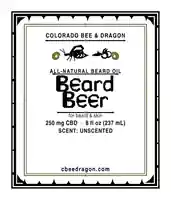 Beard Beer unscented, 8 fl oz, 250 mg CBD