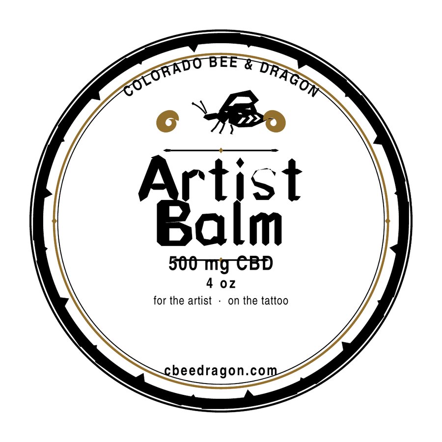 Artist Balm 4 oz, 500 mg CBD