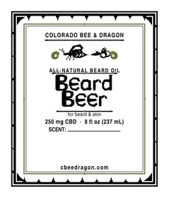 Beard Beer with fragrance, 8 fl oz, 250 mg CBD