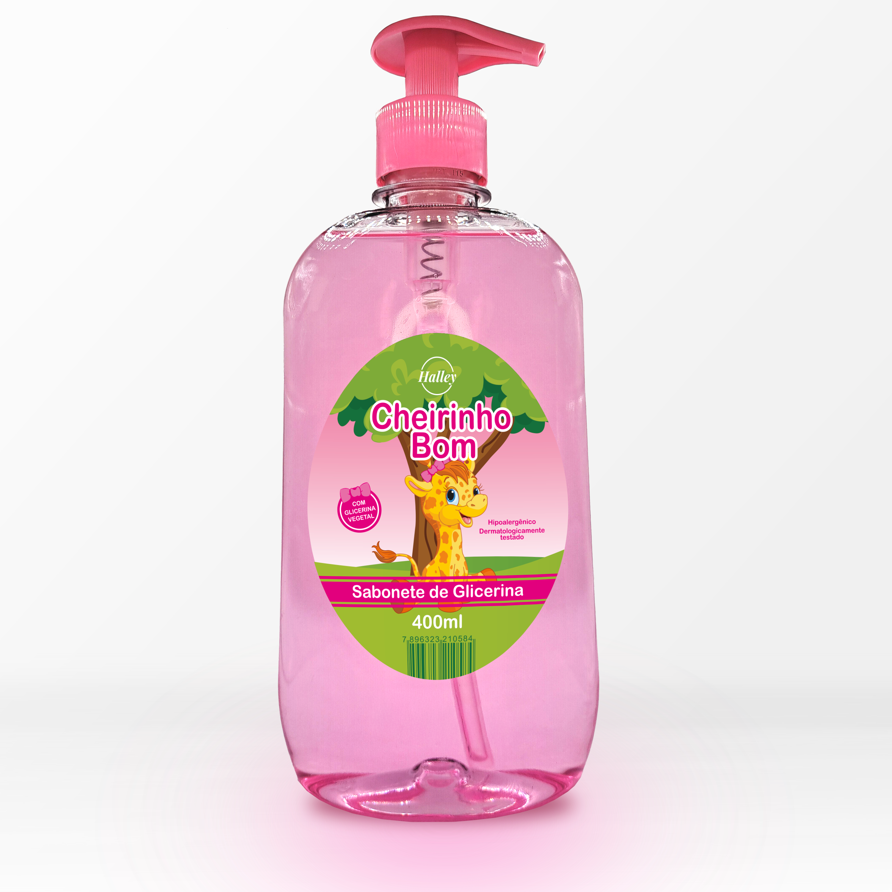 Sabonete de Glicerina Cheirinho Bom Rosa - 400ml