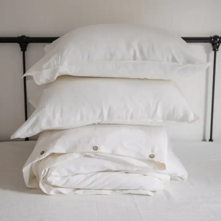Sunday Home linen cotton blend duvet cover set