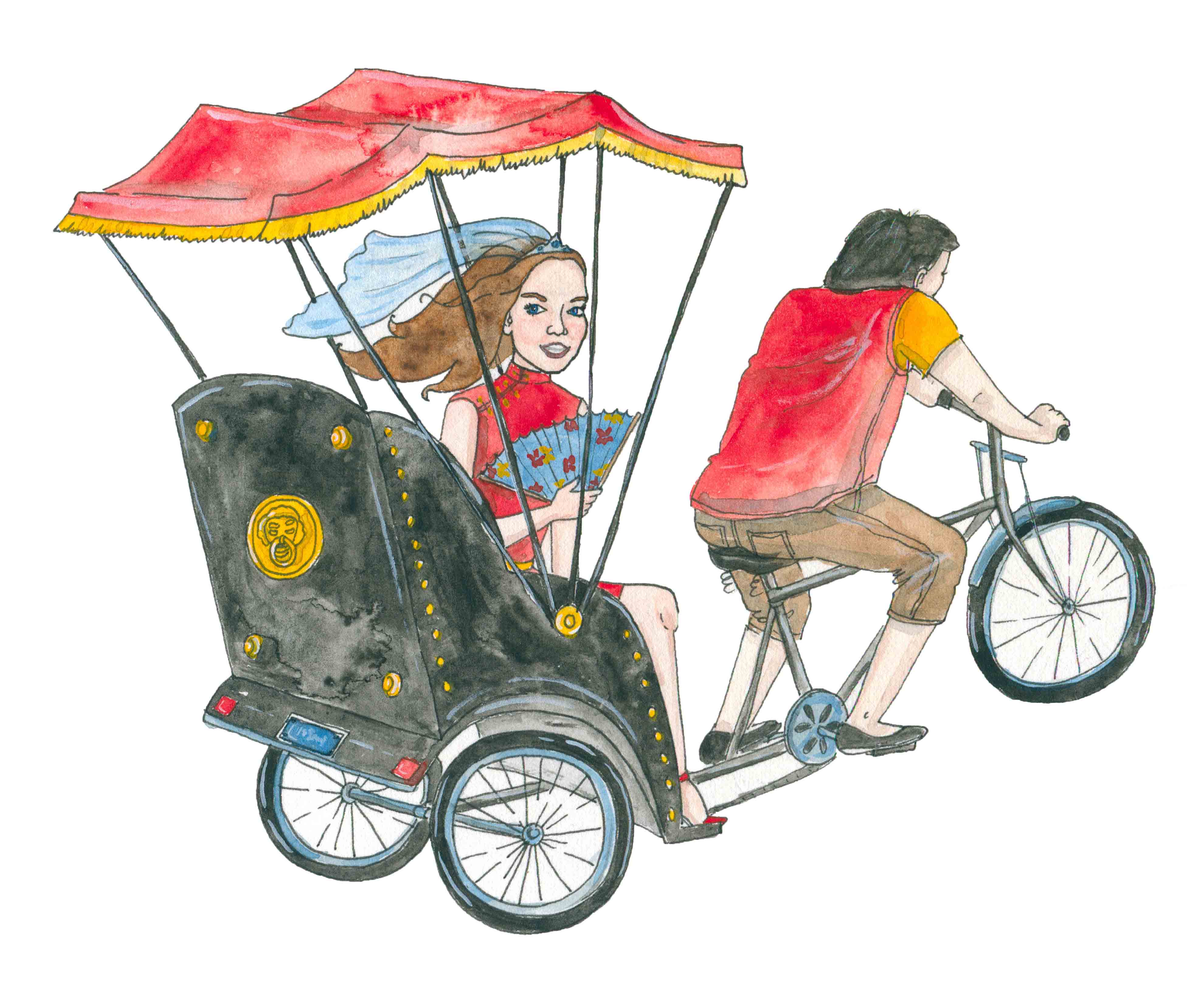 Liuba Draws Portrait Illustration
