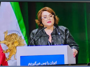 سخنرانی هایده توکلی عضو نهاد دبیران در هم آیش مونیخ