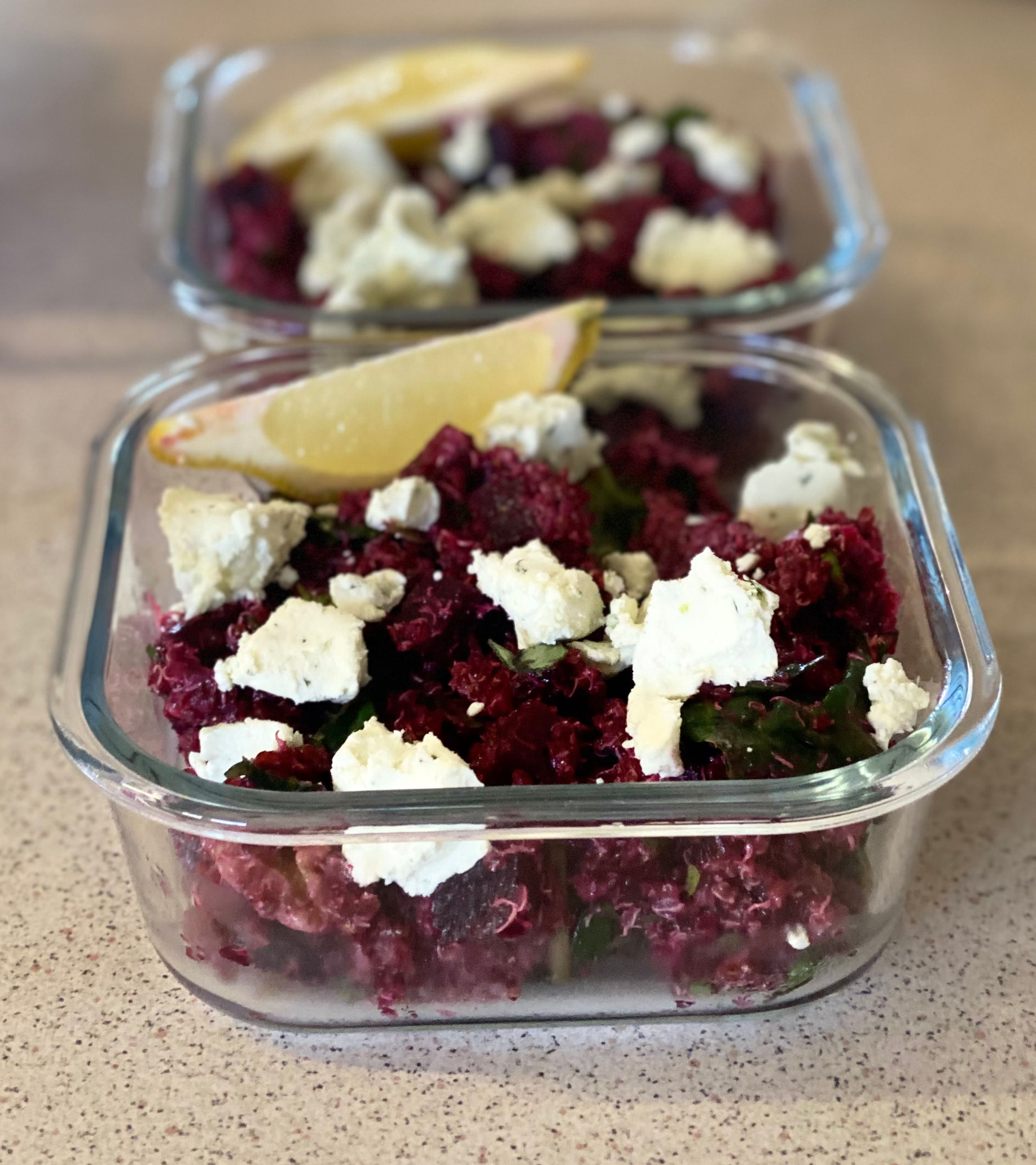 Beetroot & Quinoa Salad with Feta & Walnuts