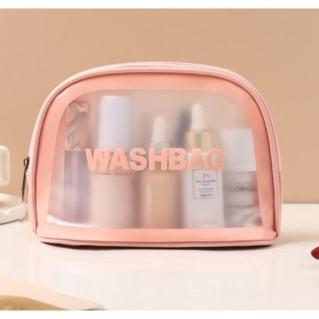 Thumbnail: WASHBAG folding cosmetic bag trunk pink