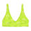 Thumbnail: Recycled padded bikini top - Green XY001