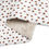 Thumbnail: Plush blanket with gingerbread men pattern and beige sherpa lining on white background.