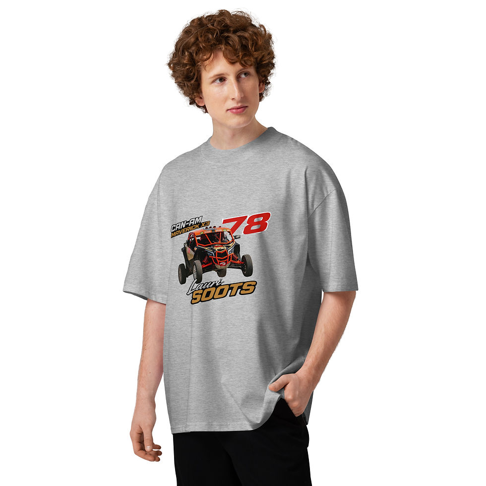 Thumbnail: Kadi Saarmann Unisex organic oversized high neck t-shirt