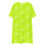 Thumbnail: T-shirt dress - Green XY001