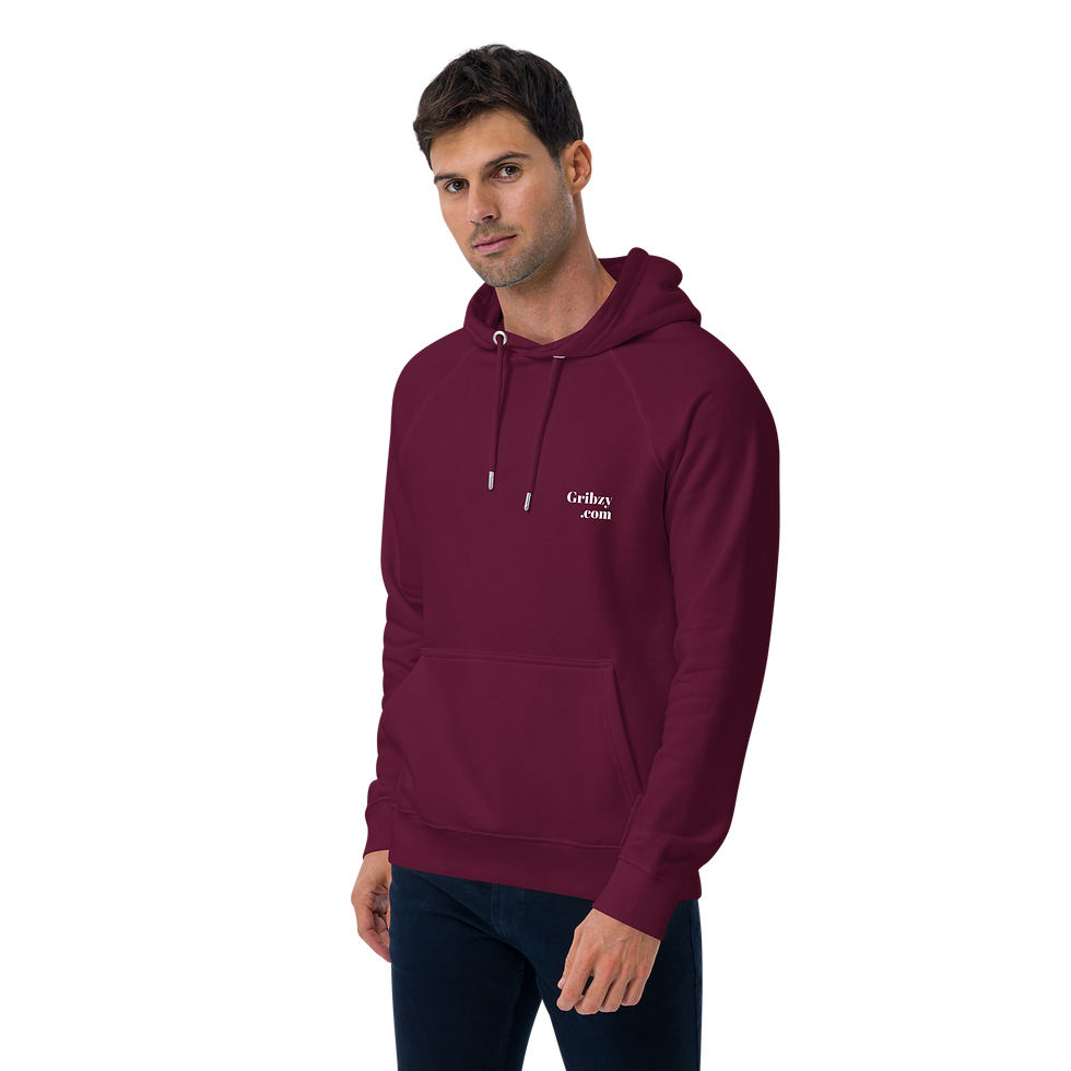 Thumbnail: Unisex eco raglan hoodie - Gribzy.com