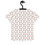 Thumbnail: Youth crew neck t-shirt with an all-over gingerbread man print.