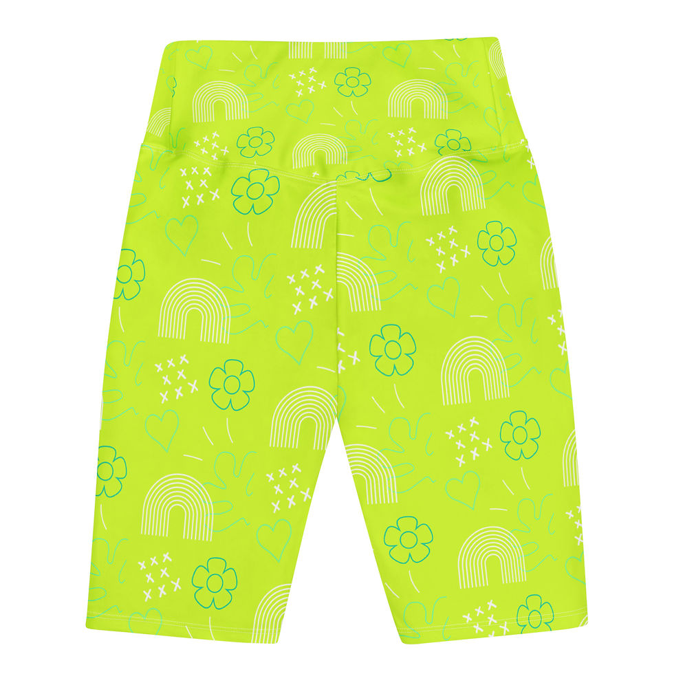 Thumbnail: Biker Shorts - Green XY001