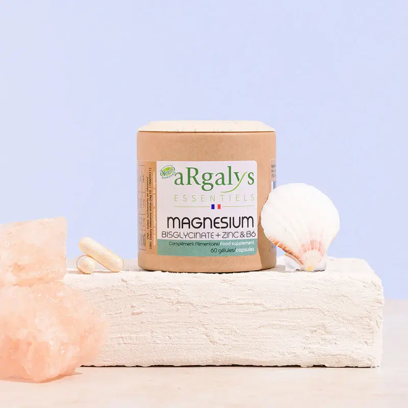 Magnesium Bisglycinate + Zinc + B6 (Vegan)