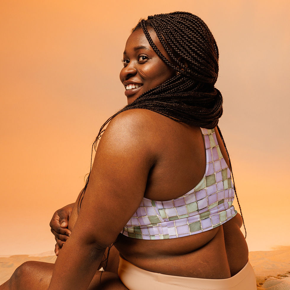 Thumbnail: Recycled Longline Sports Bra