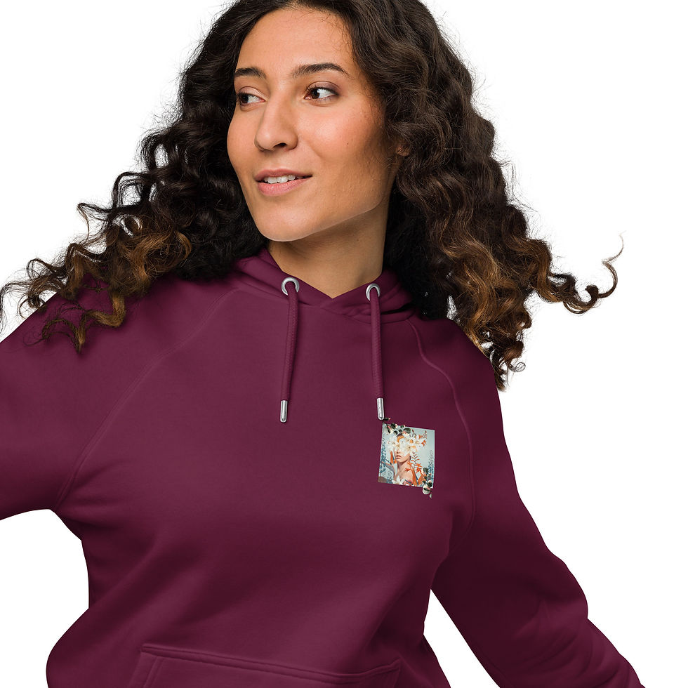 Thumbnail: Unisex eco raglan hoodie