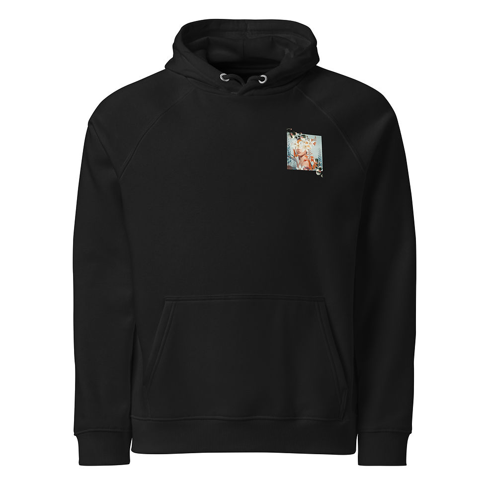 Thumbnail: Unisex eco raglan hoodie