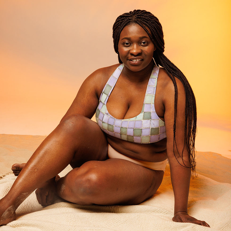 Thumbnail: Recycled Longline Sports Bra