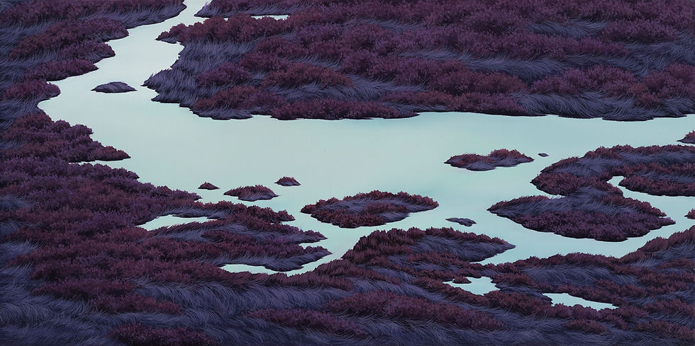 붉은21 20x40cm oil on canvas 2023