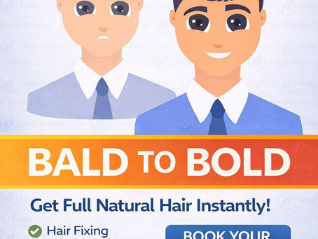 Natural Looking Hair Patch in Bangalore – Why Choose Hair Fixing Zone