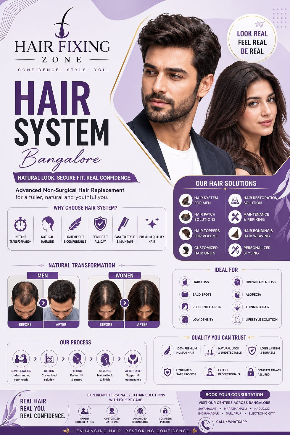 Searching for the Best Hair System in Bangalore?